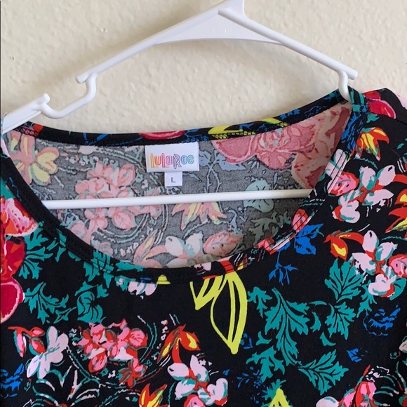 🌺 Bright LuLaRoe long sleeve dress - Picture 3 of 4